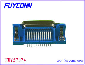 El conector YA MONTADO del PWB de 50 Pin Centronic Female con L soporte certificó la UL