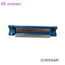 64 el conector YA MONTADO masculino del PWB del Pin DDK Centronic con Boardlock certificó la UL