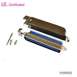 70640 Conector Amfenol Champ RJ21 64 Pin Conector centrónico masculino 32 pares Tipo IDC con entrada lateral