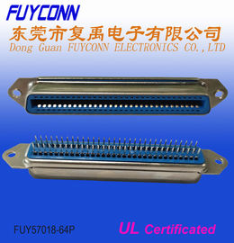Tipo femenino recto de la INMERSIÓN del PWB Centronics 64 Pin Connector del tablero del PWB