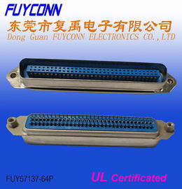 Conector recto del PWB del PWB 64 Pin Centronics Connector Male 32pairs con las nueces
