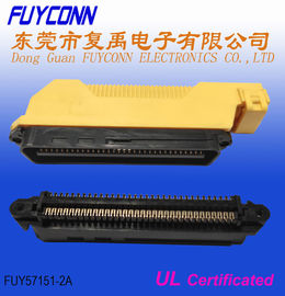 64 conector plástico de Pin Centronics Connector Right Angle Hood Male IDC Crmping