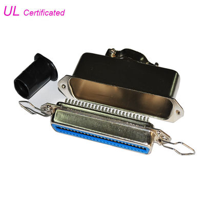 25 pares de la soldadura femenina de Centronic conector de la salida del cable de 180 grados con la placa del triángulo