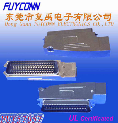 cubierta del cinc de la entrada del cable de 957 100 Pin Centronics Connector With Side