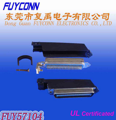 50 Pin Male Centronic Solder Connector con L forman la vivienda plástica