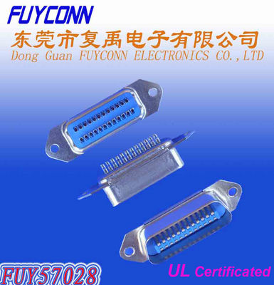 50 el conector de Pin Centronic Solder Male DDK certificó la echada de la UL 2.16m m