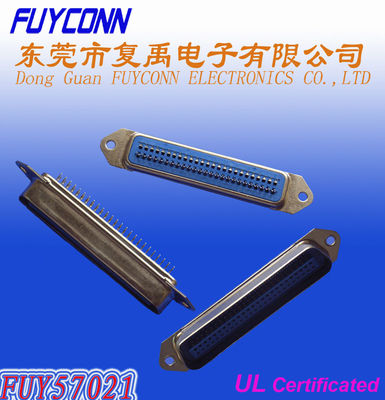 14 24 36 PWB recto de 50 Pin que monta el tipo centronics del enchufe masculino del conector