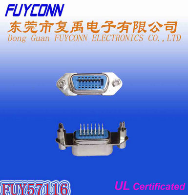 El PWB femenino del ángulo recto de 36 Pin Centronic montó la UL certificada conector