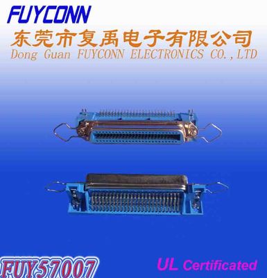 Centronic UL certificada conector hembra de ángulo recto del PWB del campeón de 25 pares