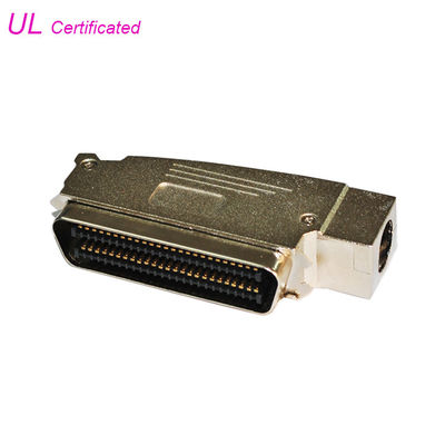 Amphenol 957 100 conector macho de Pin Plug IDC con la cubierta lateral del cinc de la entrada del cable
