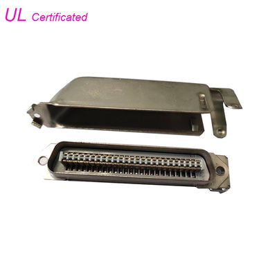 Conector pin del enchufe 50 del conector macho de la aduana PBT IDC con los tornillos