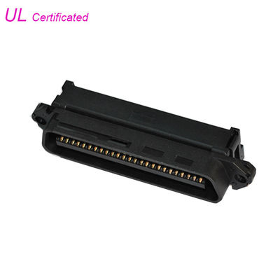 Conector de cable de cinta del conector macho RJ21 Centronic de IDC con el clip de cable