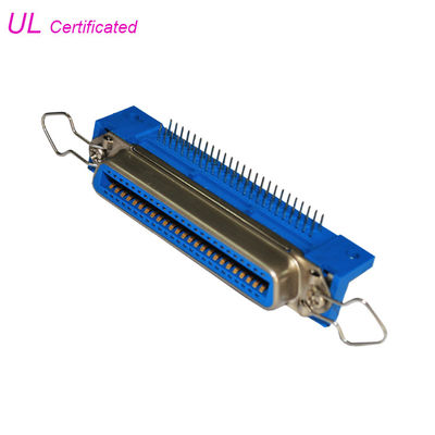 Conector pin multi femenino de ángulo recto del PWB con el aislador de PBT