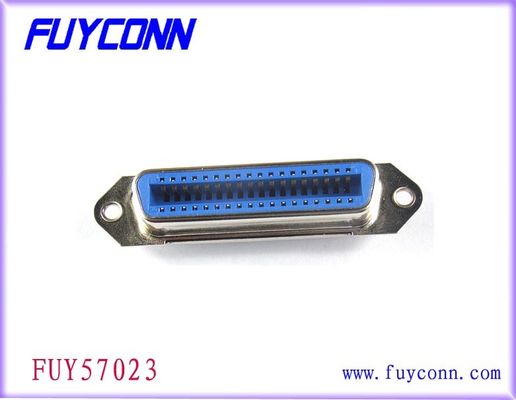 Tipo fácil UL certificada conector hembra de 50 Pin Centronic de la soldadura