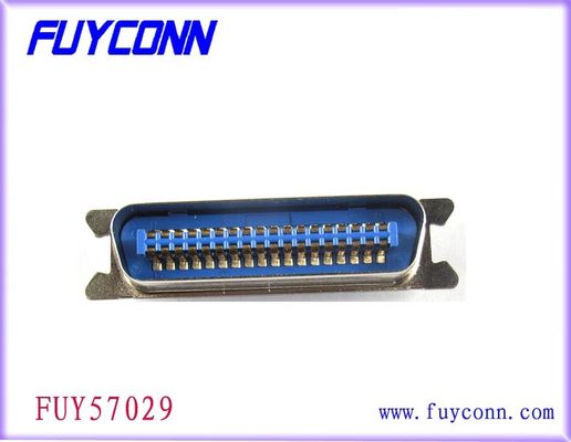 tipos echada de 14 24 36 50 Pin Male Solder Centronic Hard del conector 2.16m m del campeón certificaron la UL