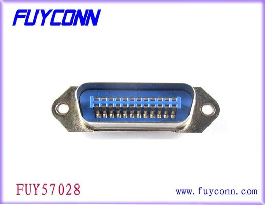 14 tipo duro masculino negro o azul del conector pin DDK de la soldadura de la manera del conector de Centronic