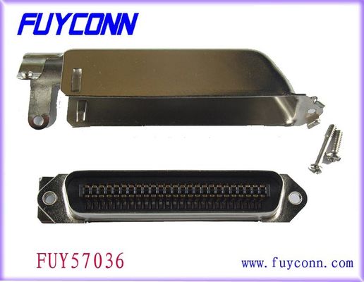 conector masculino del campeón del Pin IDC de Amphenol 50 de la echada de 2.16m m con las cerraduras del tornillo