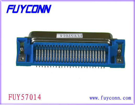 24 UL certificadas conector macho de ángulo recto del PWB del Pin DDK Centronic