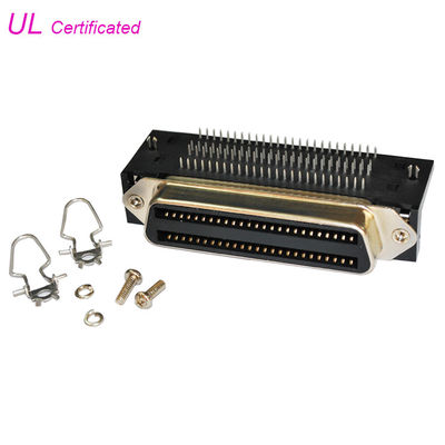Amphenol 957 100 echada de ángulo recto del PWB 2.16m m de Pin Centronic Female Connector para el tablero del PWB
