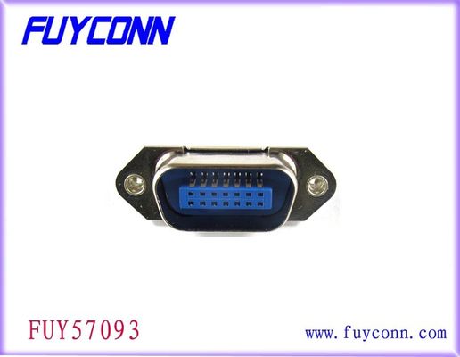 Conector masculino 1284, 36 conectores centronics de IEEE de la impresora del enchufe del ángulo recto del PWB del campeón del Pin