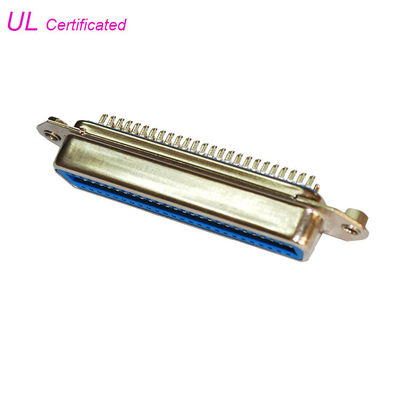 conector de Pin Centronics Female Connector DDK de la serie 50 del NC de la línea central 57 de 2.16m m