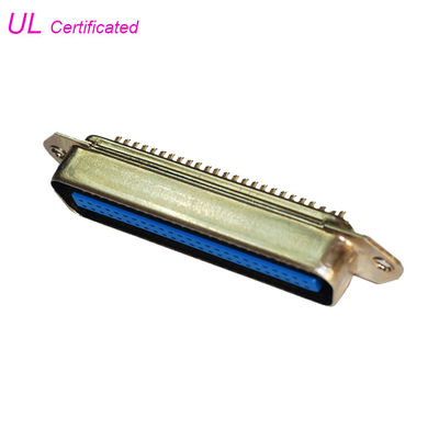 El tipo conector macho de 50 Pin Champ Centronic Solder Easy certificó la UL