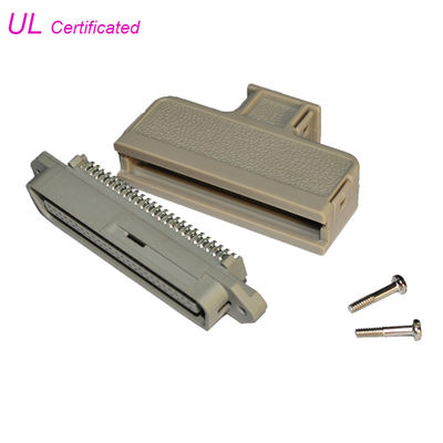 Tyco 180 conector pin masculino de la soldadura 50 de Centronic del grado con la UL certificada cubierta plástica