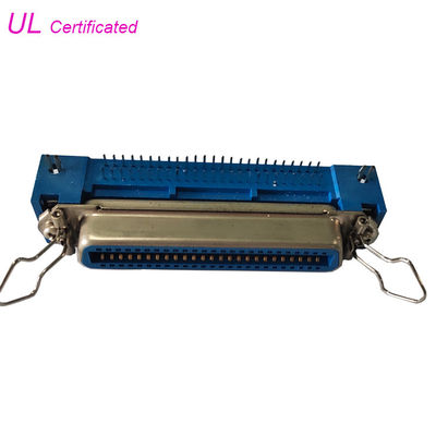 Conector de ángulo recto del PWB del Pin de la hembra 24 de Centronic con los cierres de la primavera y la cerradura del tablero