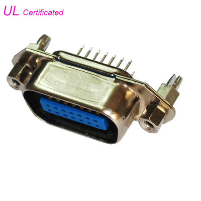 Conector 24pin 36pin 50pin del PWB de Centronic 14 Pin Straight Angle Male con la nuez de la cabeza de hex.
