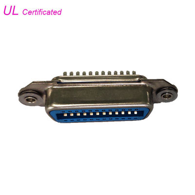Soldadura 24 Pin Centronics Female Connector 50pin 36pin 14pin de 57 series del NC