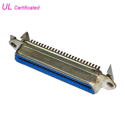 57 línea central 50 Pin Female Centronic Solder Connector 14pin 24pin 36pin de la serie 2.16m m del NC