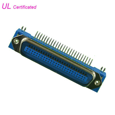 UL certificada conector de ángulo recto del Pin Centronic del PWB 14 del enchufe DDK
