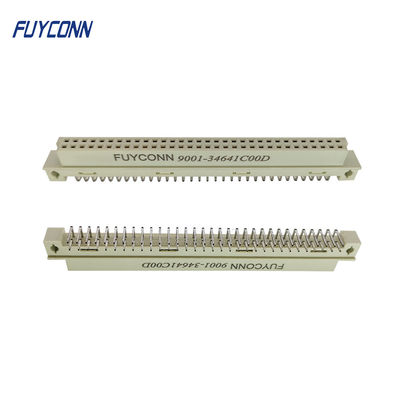 El conector femenino 2 del estruendo 41612 rema el conector de tarjeta de 64 Pin Right Angle Euro