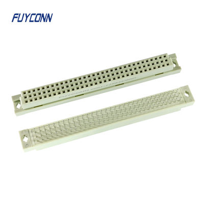 96 conector vertical femenino del PWB DIN41612 de las filas del Pin 3 con la echada de 2.54m m