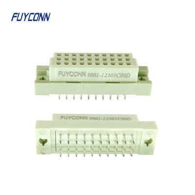 Conector femenino del dinar 41612 del conector 10 del PWB del perno 20 del perno euro vertical del Pin 30