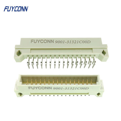 El varón de ángulo recto 2*16P 32pin 2 del PWB del conector de 232 Eurocard rema el conector del estruendo 41612 con 2.54m m