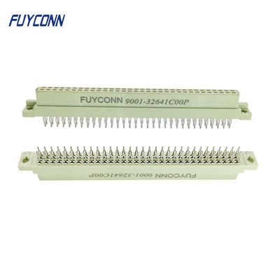 DIN41612 conector femenino del PWB Eurocard del conector 2Rows 16pin 32pin 64pin Solderless