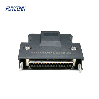 Tipo conector de la soldadura de 50 Pin Servo Connector Male Mini de cable servo de SCSI con la cubierta
