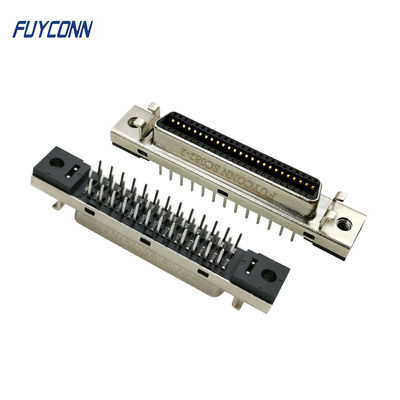 180 conector servo femenino del conector 50P MDR del PWB SCSI del grado