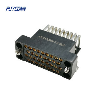 V.35 conector de ángulo recto del PWB del conector hembra 34pin para el router con la cerradura del tablero