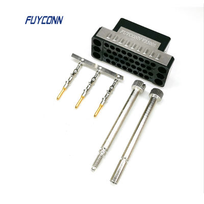 Conector masculino de la vivienda de la encrespadura V.35 con el metal Shell para Etherlink