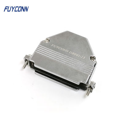 ISO9001 el metal Backshell cubre con cinc la cubierta sub de D para el conector sub de 37P D