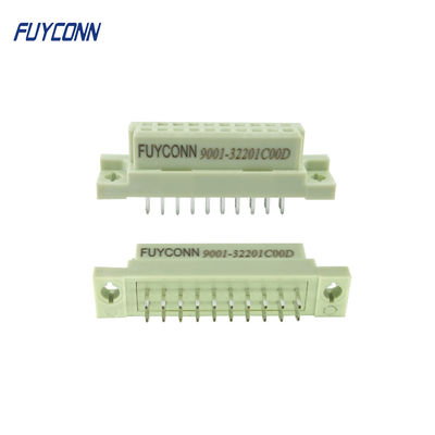 220 tipo femenino conector recto del conector del estruendo 41612 de Eurocard de las filas de los terminales 2