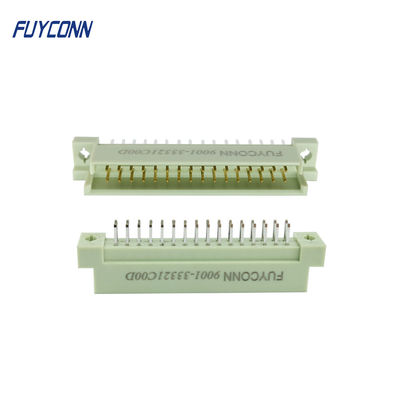 2 conector vertical del PWB Eurocard DIN41612 del conector del PWB de las filas 2*16P 32 Pin Male
