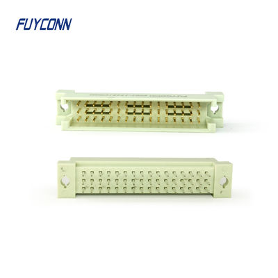 R del tipo 3 rema el conector vertical del enchufe masculino del conector del estruendo 41612 de 48P Eurocard