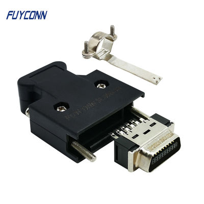 Tipo conector de 20 Pin Servo Connector Mini Solder de SCSI con el tornillo plástico de Sider del guardapolvo
