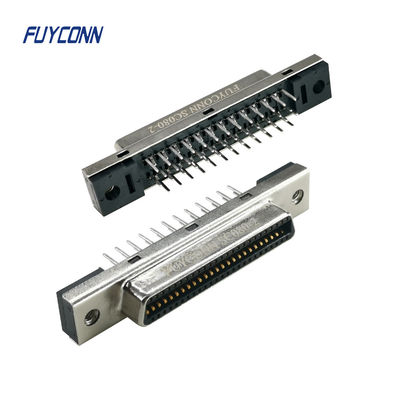 50Pin conector del PWB SCSI PWB de 180 grados que monta el conector del MDR