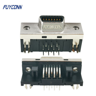 tipo conector servo terminal de ángulo recto del NC del conector de 14Pin SCSI del PWB