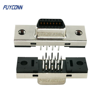 Conector servo recto del PWB del conector de 14 Pin SCSI con los terminales verticales