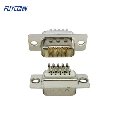 tipo de cable de alta densidad de la taza de la soldadura de 15pin 26pin 44pin 62pin varón del conector de D-SUB